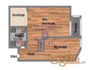 Dvosoban 44m2 Socijalno